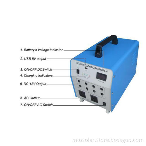 300w inverter off Grid Solar System